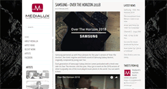Desktop Screenshot of medialux.com