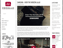 Tablet Screenshot of medialux.com